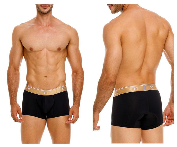 Mundo Unico Men's Underwear 24110100110 Lingote Trunks Color 99-Black