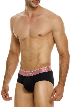 Mundo Unico Men's Underwear 24110101108 Oro Rosa Briefs Color 99-Black thumbnail 4