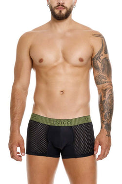 Mundo Unico Men's Underwear 25020100121 Tribunal Trunks Color 99-Black thumbnail 2