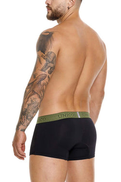 Mundo Unico Men's Underwear 25020100121 Tribunal Trunks Color 99-Black thumbnail 3