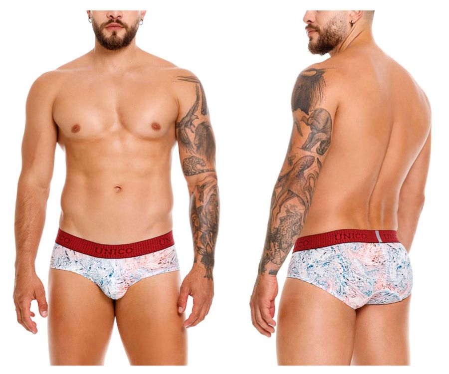 Mundo Unico Men's Underwear 25020101103 Rizo Briefs Color 00-White