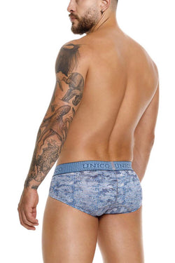 Mundo Unico Men's Underwear 25020101111 Ostion Briefs Color 46-Blue thumbnail 3
