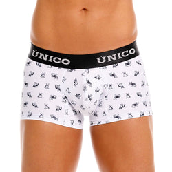 Mundo Unico Men's Underwear 25040100130 Frenchis Trunks Color 00-White thumbnail 2