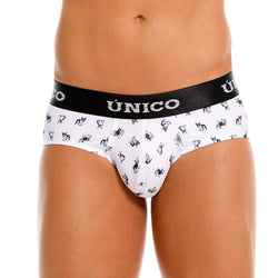 Mundo Unico Men's Underwear 25040101130 Frenchis Briefs Color 00-White thumbnail 2