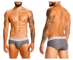 Mundo Unico Men's Underwear 25050101103 Chisell Briefs Color 59-Gray thumbnail 1