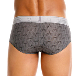 Mundo Unico Men's Underwear 25050101103 Chisell Briefs Color 59-Gray thumbnail 3