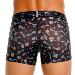 Mundo Unico Men's Underwear 25060100103 Hongos Trunks Color 99-Black thumbnail 3