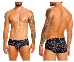 Mundo Unico Men's Underwear 25060101103 Hongos Briefs Color 99-Black thumbnail 1