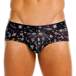 Mundo Unico Men's Underwear 25060101103 Hongos Briefs Color 99-Black thumbnail 2