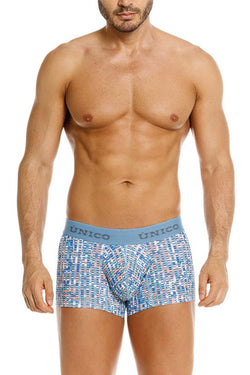 Mundo Unico Men's Underwear 26020100112 Lignina Trunks Color 46-Blue thumbnail 2