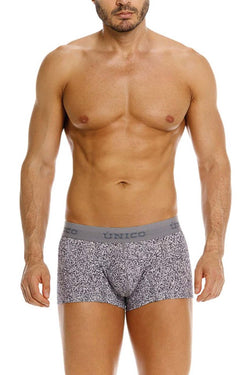 Mundo Unico Men's Underwear 26020100114 Suede Trunks Color 59-Gray thumbnail 2
