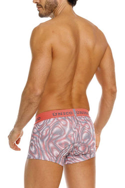 Mundo Unico Men's Underwear 26020100116 Acanalado Trunks Color 22-Pink thumbnail 3