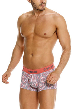 Mundo Unico Men's Underwear 26020100116 Acanalado Trunks Color 22-Pink thumbnail 4