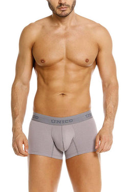 Mundo Unico Men's Underwear 26020100120 Ruano Trunks Color 59-Gray thumbnail 2