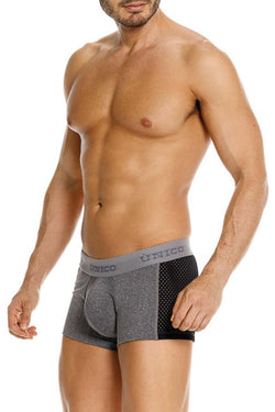 Mundo Unico Men's Underwear 26020100121 Brio Trunks Color 59-Gray thumbnail 4
