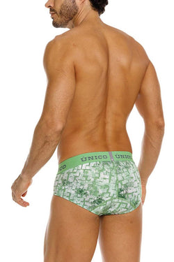 Mundo Unico Men's Underwear 26020101102 Piramide Briefs Color 43-Green thumbnail 3