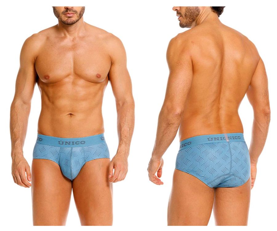 Mundo Unico Men's Underwear 26020101111 Lenoso Briefs Color 46-Blue
