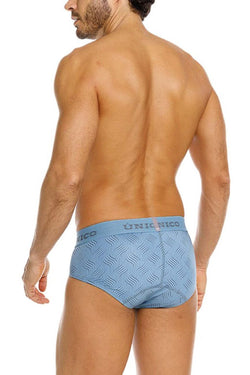 Mundo Unico Men's Underwear 26020101111 Lenoso Briefs Color 46-Blue thumbnail 3