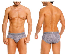 Mundo Unico Men's Underwear 26020101114 Suede Briefs Color 59-Gray thumbnail 1
