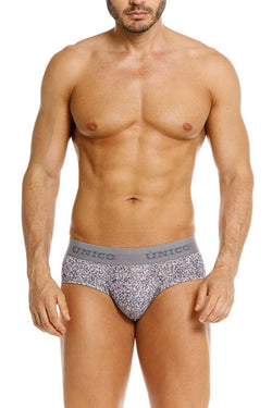 Mundo Unico Men's Underwear 26020101114 Suede Briefs Color 59-Gray thumbnail 2