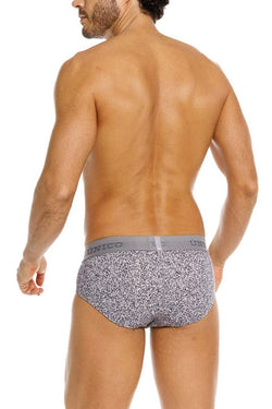 Mundo Unico Men's Underwear 26020101114 Suede Briefs Color 59-Gray thumbnail 3
