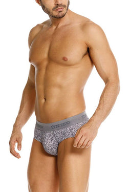 Mundo Unico Men's Underwear 26020101114 Suede Briefs Color 59-Gray thumbnail 4