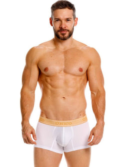 Mundo Unico Men's Underwear 26040100125 Amber Trunks Color 00-White - Premium Athletic Fit thumbnail 2