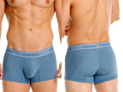 Mundo Unico Men's Underwear 26040100127 Classic Trunks Color 46-Blue - Premium Athletic Comfort thumbnail 1