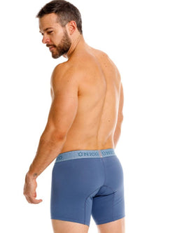 Mundo Unico Men's Underwear 26040100217 Classic Boxer Briefs in Teal - Premium Comfort and Style Color 46-Teal thumbnail 3