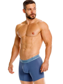 Mundo Unico Men's Underwear 26040100217 Classic Boxer Briefs in Teal - Premium Comfort and Style Color 46-Teal thumbnail 4