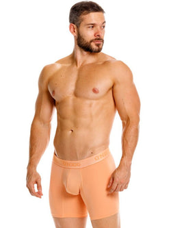 Mundo Unico Men's Underwear 26040100222 Classic Boxer Briefs in Apricot - Essential Comfort Color 40-Apricot thumbnail 4