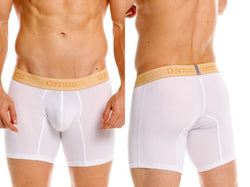 Mundo Unico Men's Underwear 26040100225 Amber Boxer Briefs Color 00-White: Premium Comfort thumbnail 1