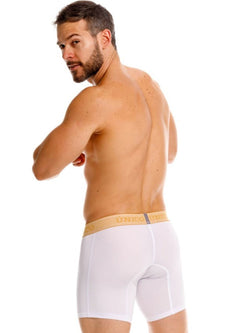 Mundo Unico Men's Underwear 26040100225 Amber Boxer Briefs Color 00-White: Premium Comfort thumbnail 3