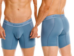 Mundo Unico Men's Underwear 26040100227 Classic Boxer Briefs Color 46-Blue - Premium Comfort and Fit thumbnail 1