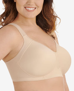 Vanity Fair Full-figure Wireless Sports Bra 71500 Damask Neutral (Nude 5) thumbnail 1