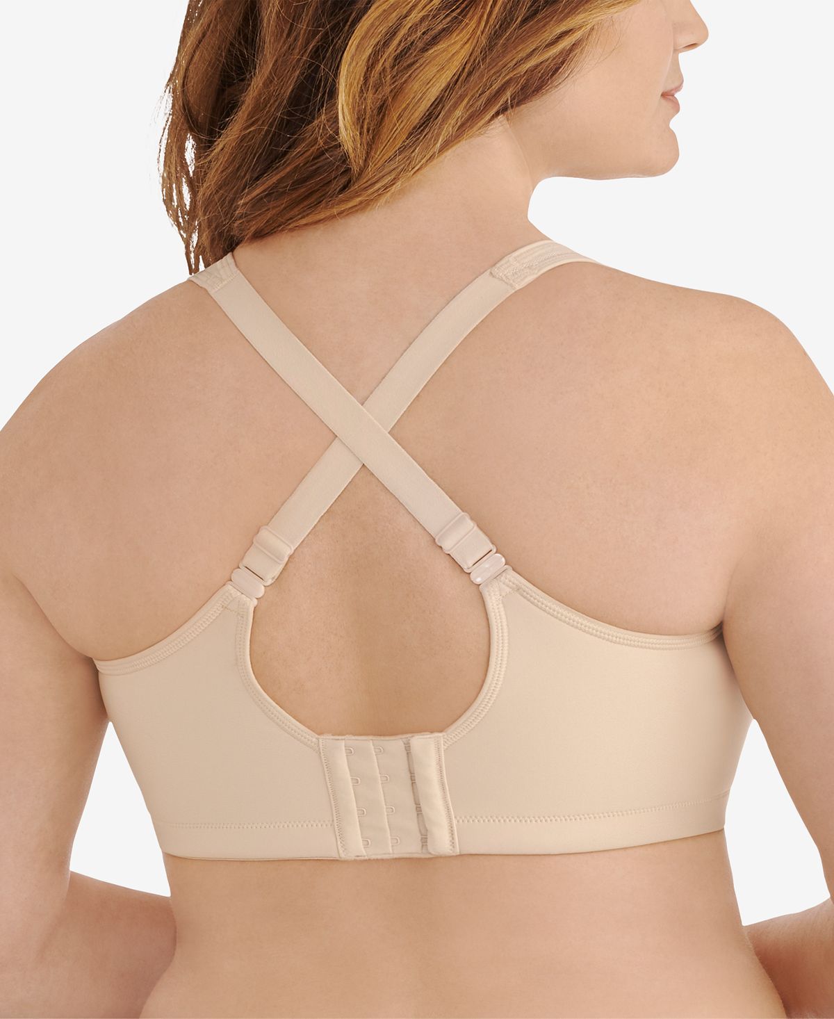 Vanity Fair Full-figure Wireless Sports Bra 71500 Damask Neutral (Nude 5)