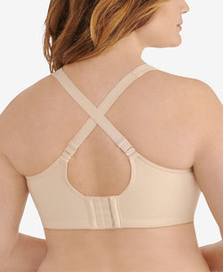 Vanity Fair Full-figure Wireless Sports Bra 71500 Damask Neutral (Nude 5) thumbnail 3