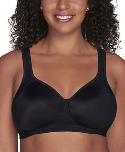 Vanity Fair Full-figure Wireless Sports Bra 71500 Midnight Black/Feather Grey thumbnail 2