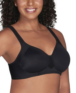 Vanity Fair Full-figure Wireless Sports Bra 71500 Midnight Black/Feather Grey thumbnail 3