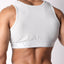 Vaux White Mirage Lurex Crop Top