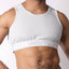 Vaux White Mirage Lurex Crop Top