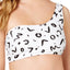 Volcom Black/White Tag Ur It Printed Reversible One Shoulder Bikini Top