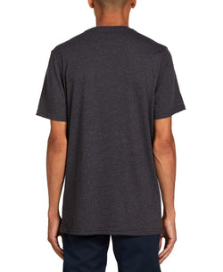 Volcom Vik Man Short Sleeve Tee Heather Black thumbnail 2