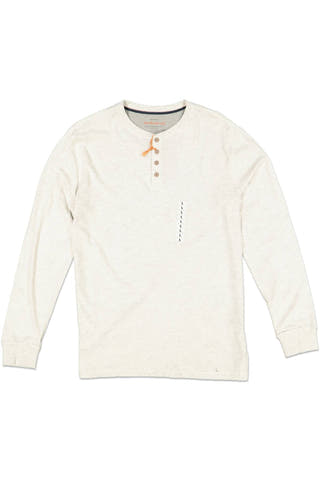 WEATHERPROOF VINTAGE JERSEY HENLEY OATMEAL