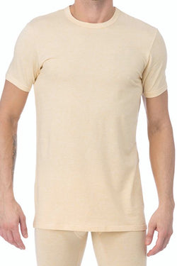 WOOD Straw Yellow Crew Neck Undershirt thumbnail 1