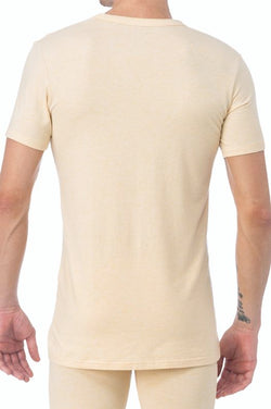 WOOD Straw Yellow V-Neck Undershirt thumbnail 2