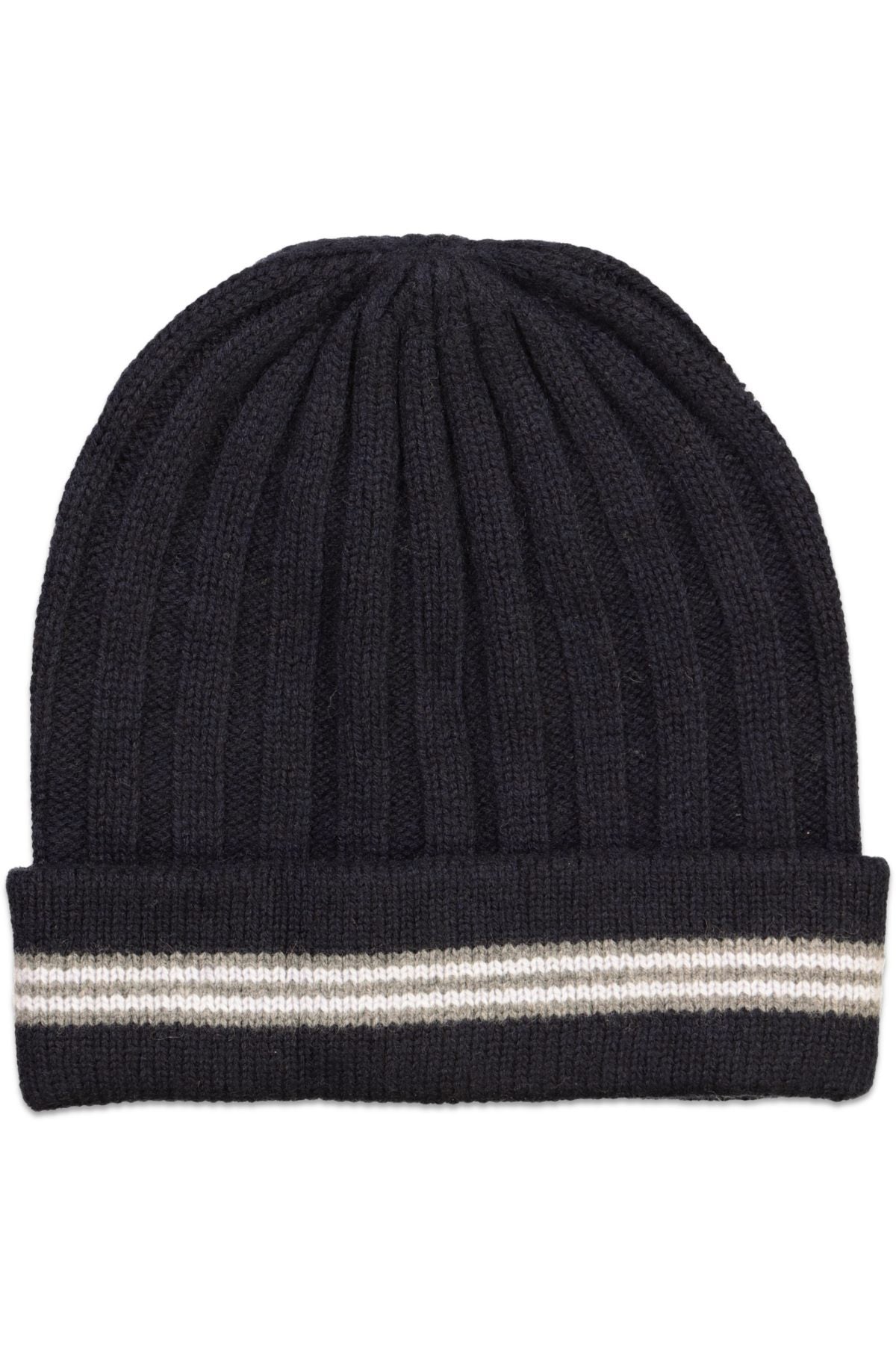 WW LLC-IL BORGO SNC DI FREDDUCCI NVYG MENS KNIT HAT NAVY