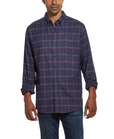 Weatherproof Vintage Antique Plaid Flannel Shirt Beet Red