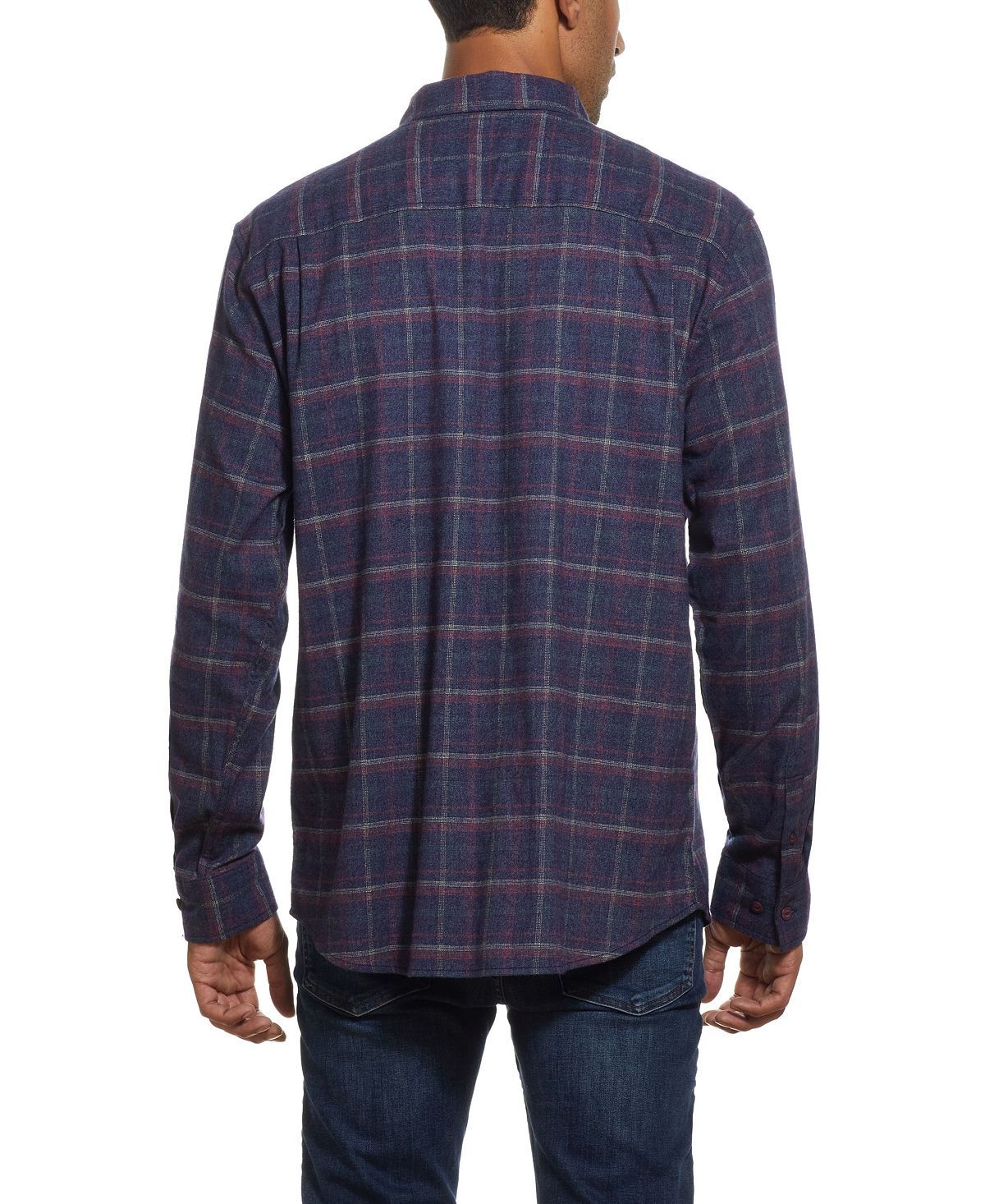 Weatherproof Vintage Antique Plaid Flannel Shirt Beet Red