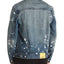 Wesc Paint Splatter Regular Fit Denim Jacket Paint Splatter